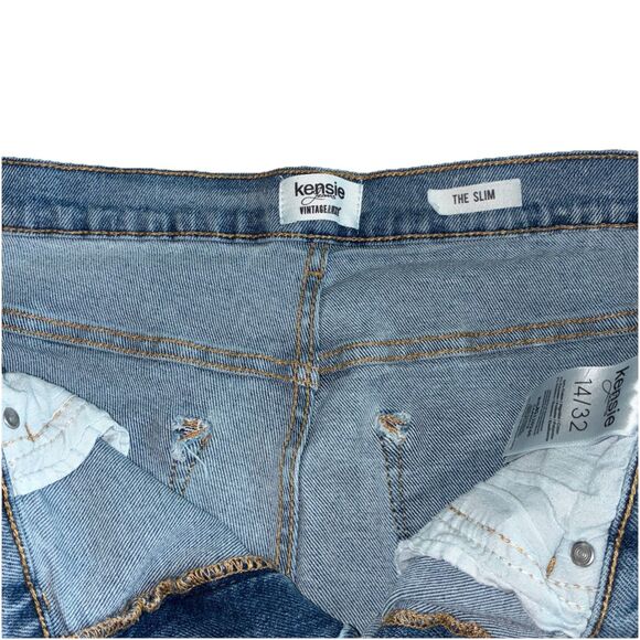 Kenzie Jeans Vintage Luxe, Juliet High Rise Slim Leg Jeans, Women Size 14, Ankle - Picture 7 of 14